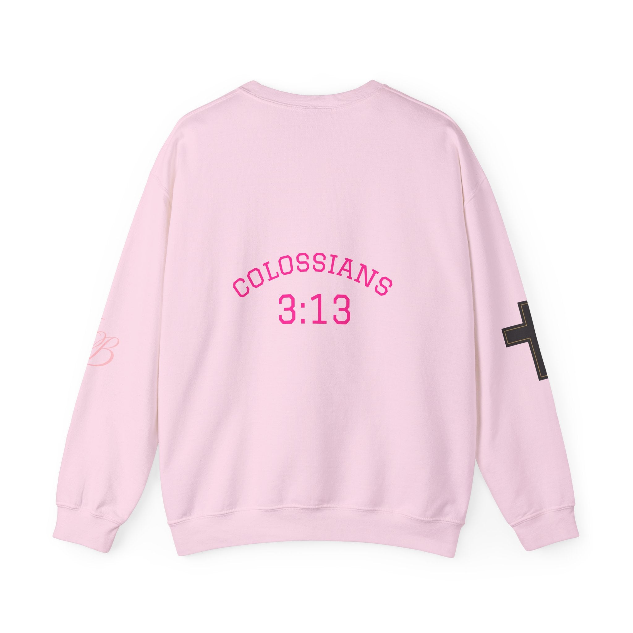 Faith Crewneck Sweatshirt — "You Still Mad? God Forgave That" (Colossians 3:13)