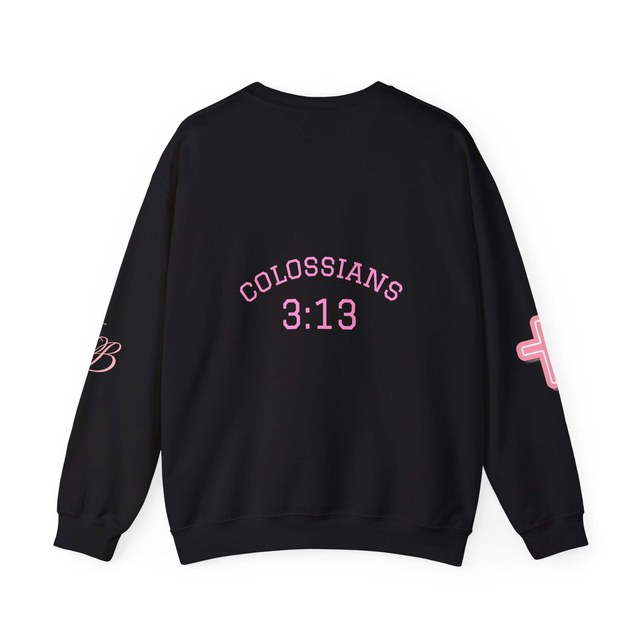 Faith Crewneck Sweatshirt — "You Still Mad? God Forgave That" (Colossians 3:13)