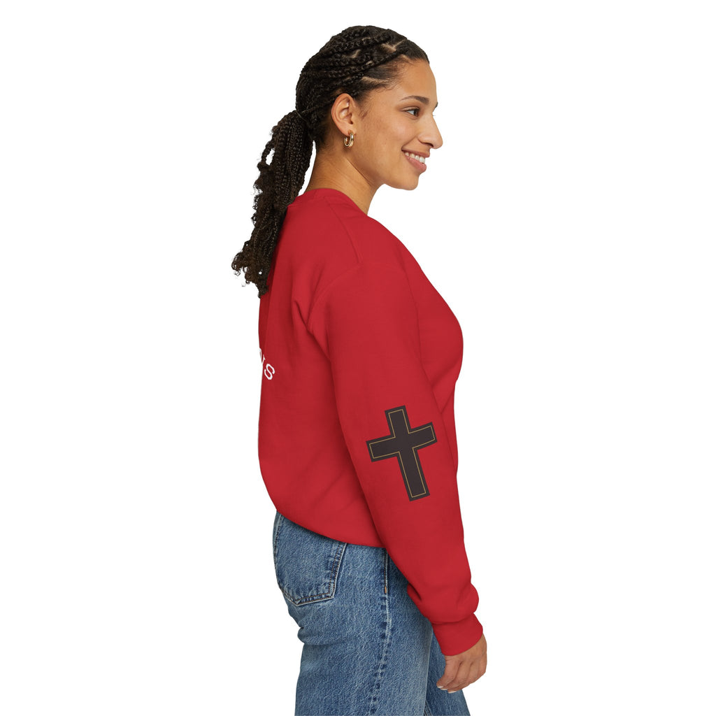 Faith Crewneck Sweatshirt — "You Still Mad? God Forgave That" (Colossians 3:13)