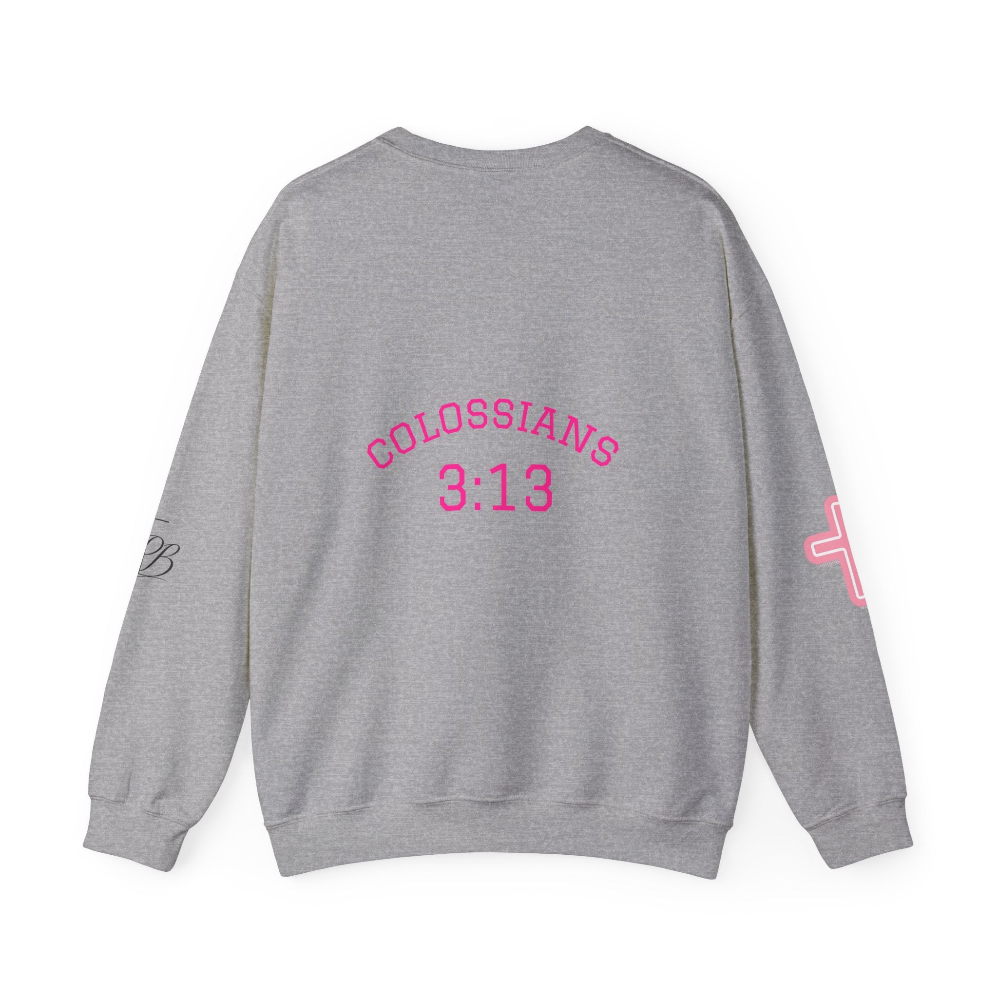 Faith Crewneck Sweatshirt — "You Still Mad? God Forgave That" (Colossians 3:13)