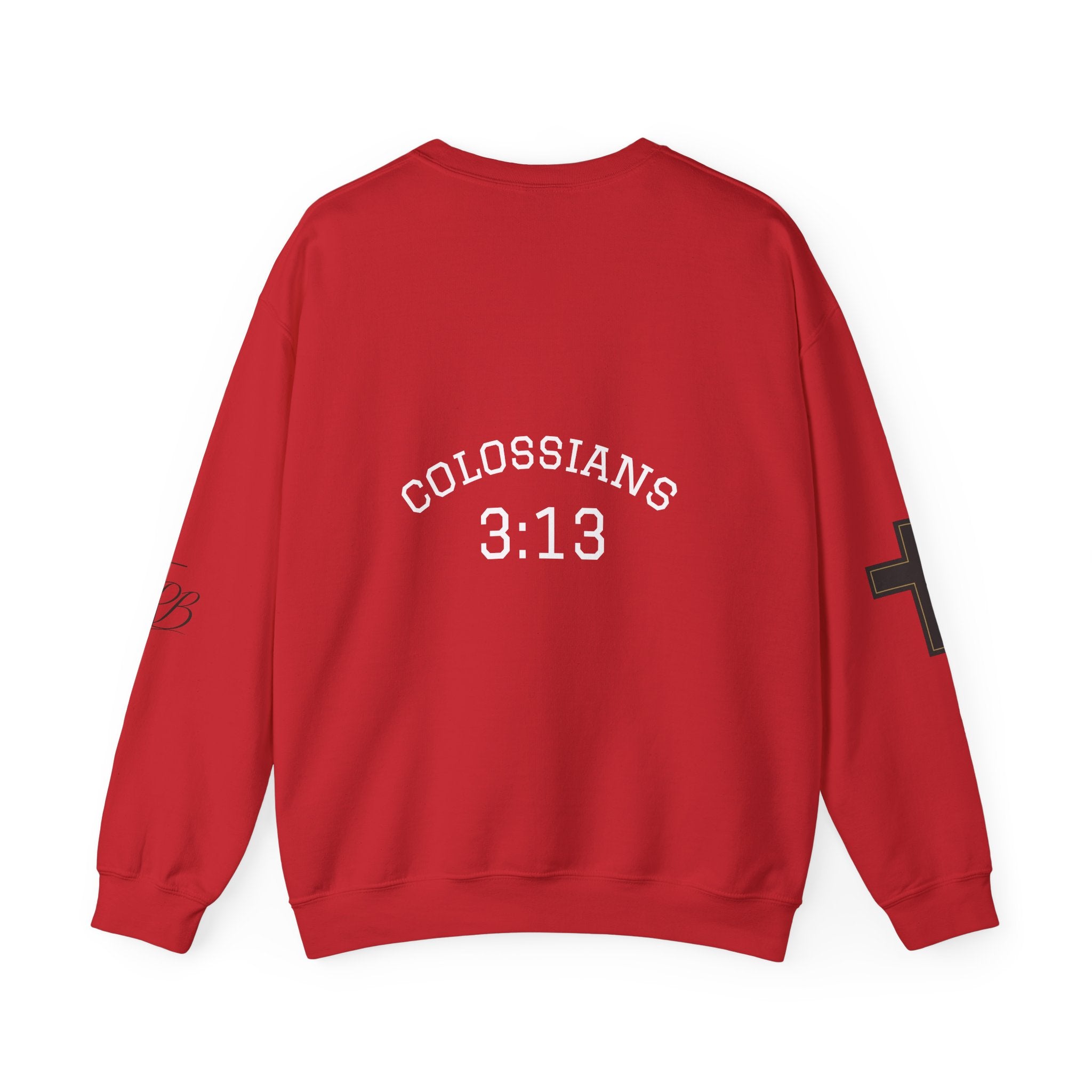 Faith Crewneck Sweatshirt — "You Still Mad? God Forgave That" (Colossians 3:13)