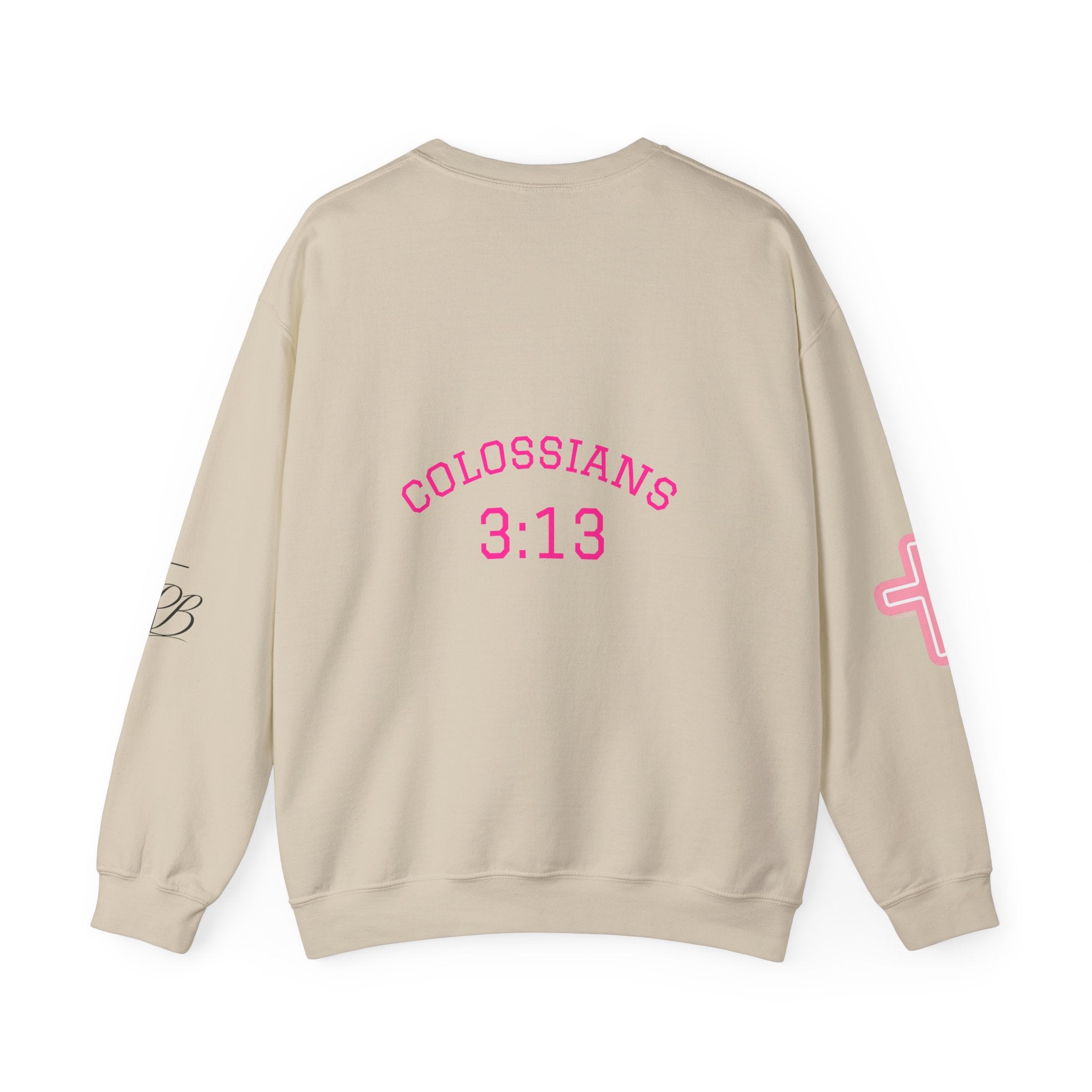 Faith Crewneck Sweatshirt — "You Still Mad? God Forgave That" (Colossians 3:13)